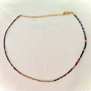 Rainbow Seed Bead Necklace